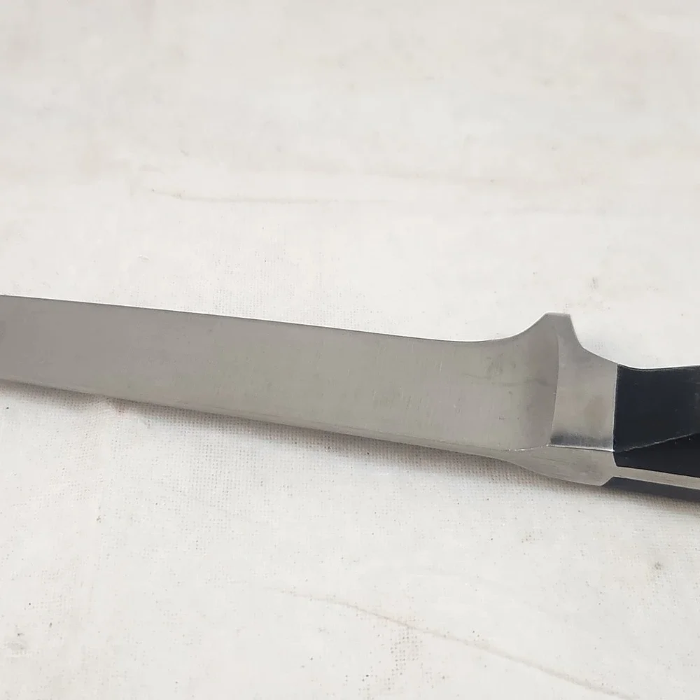Mundial 5114-6 Boning Knife Stainless Steel Brazil Black Handle Full Tang Rivet